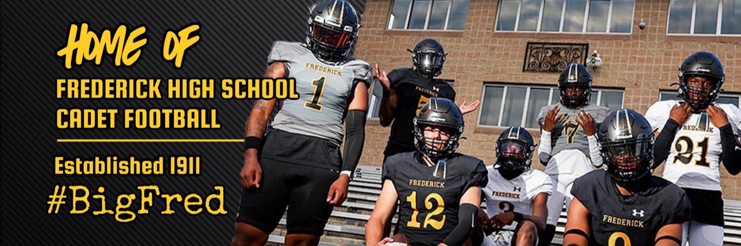 Frederick High School Cadet Football banner
