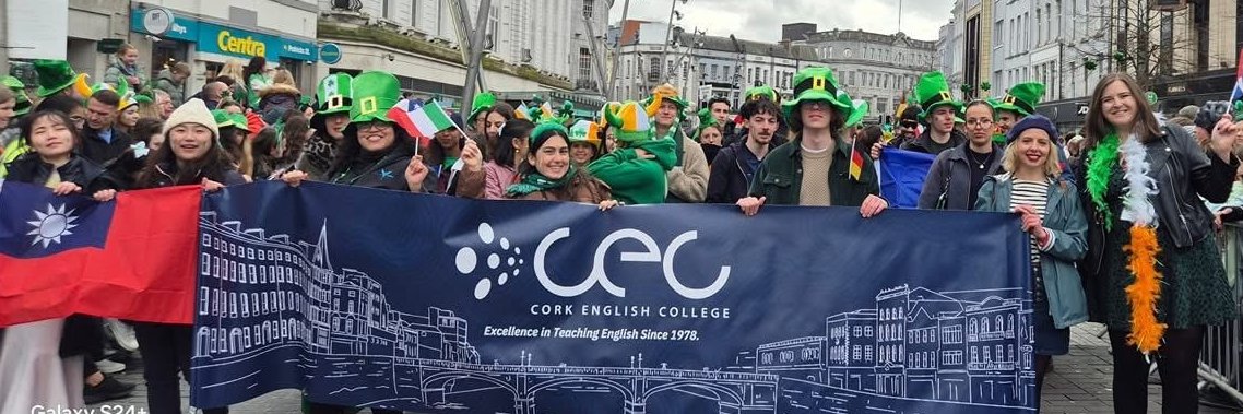 Cork English College banner