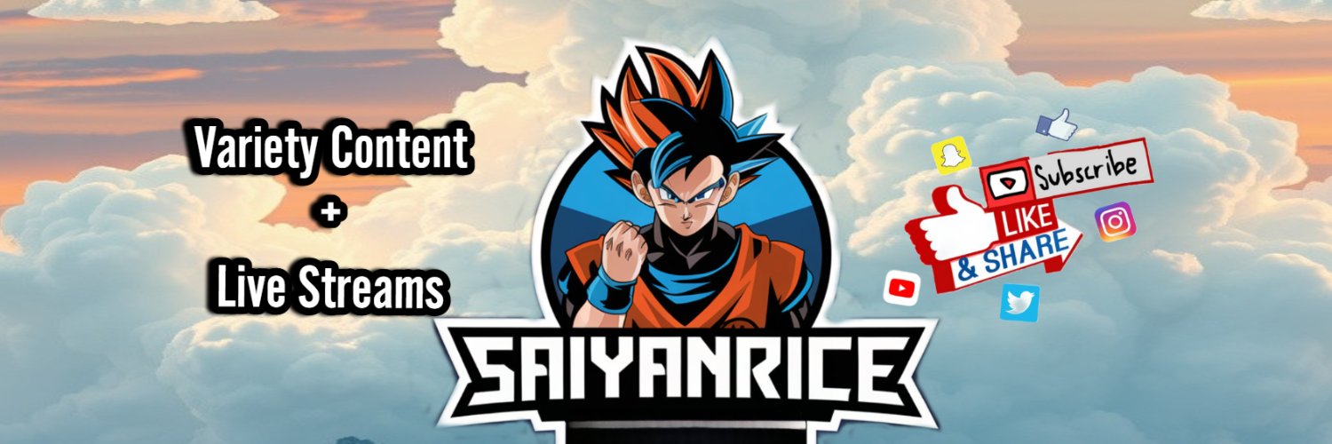 saiyanrice's profile banner image