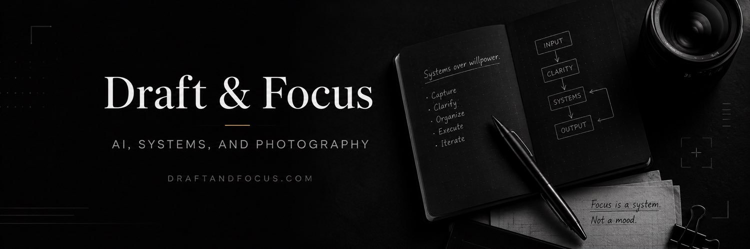 draftandfocus's profile banner image