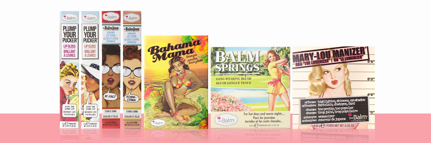 theBalm Cosmetics banner
