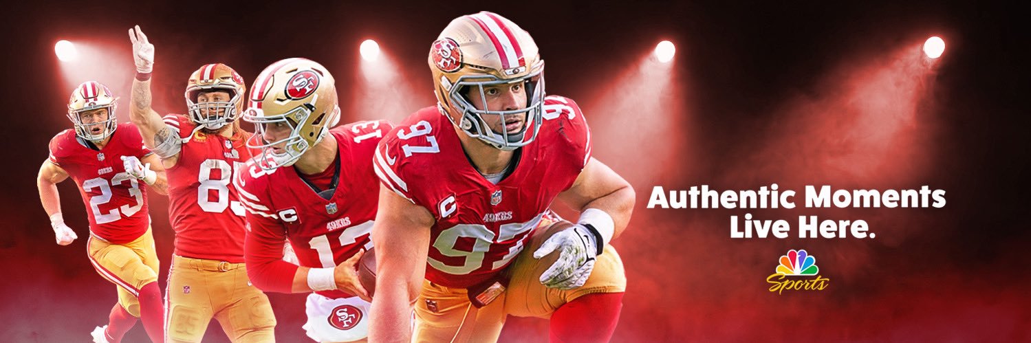 49ers on NBCS's banner