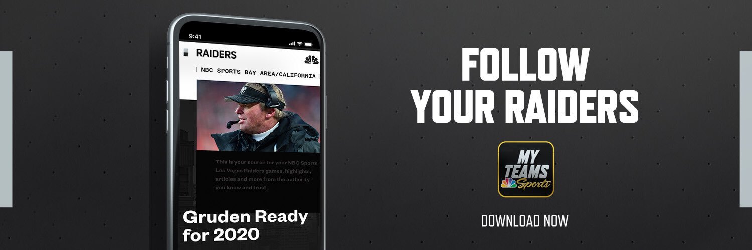 Raiders on NBCS banner