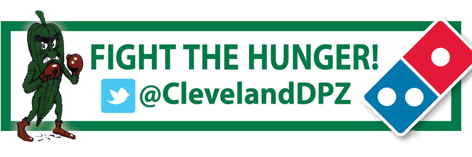 Cleveland Domino’s banner