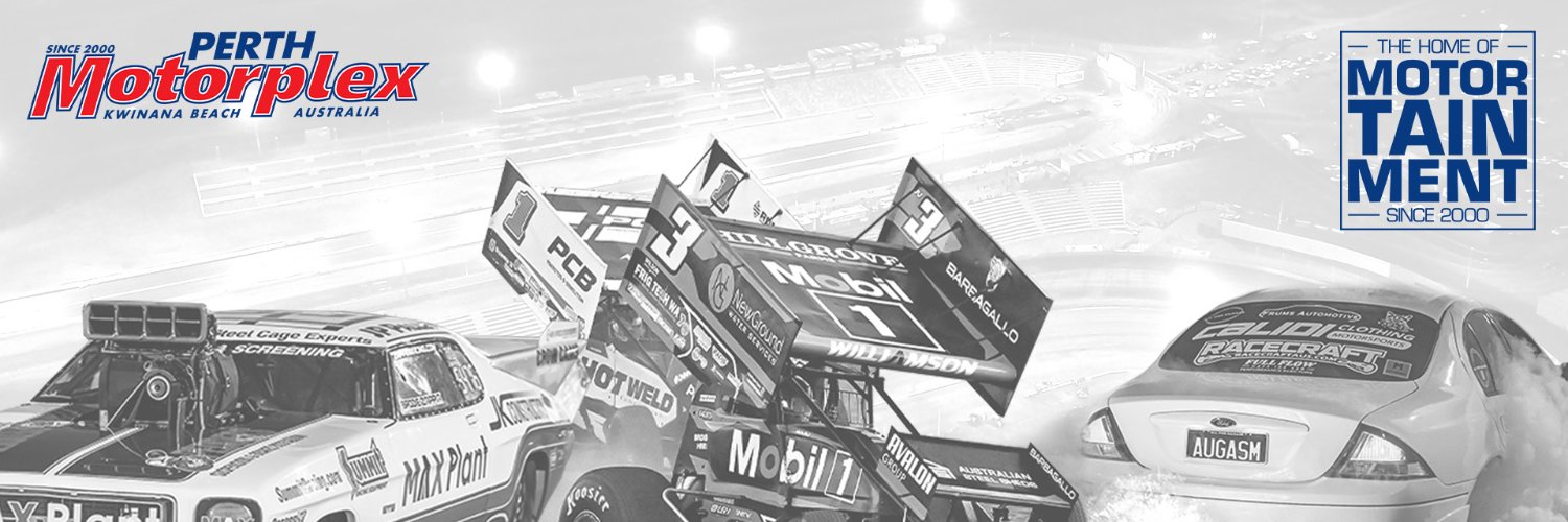 Perth Motorplex banner