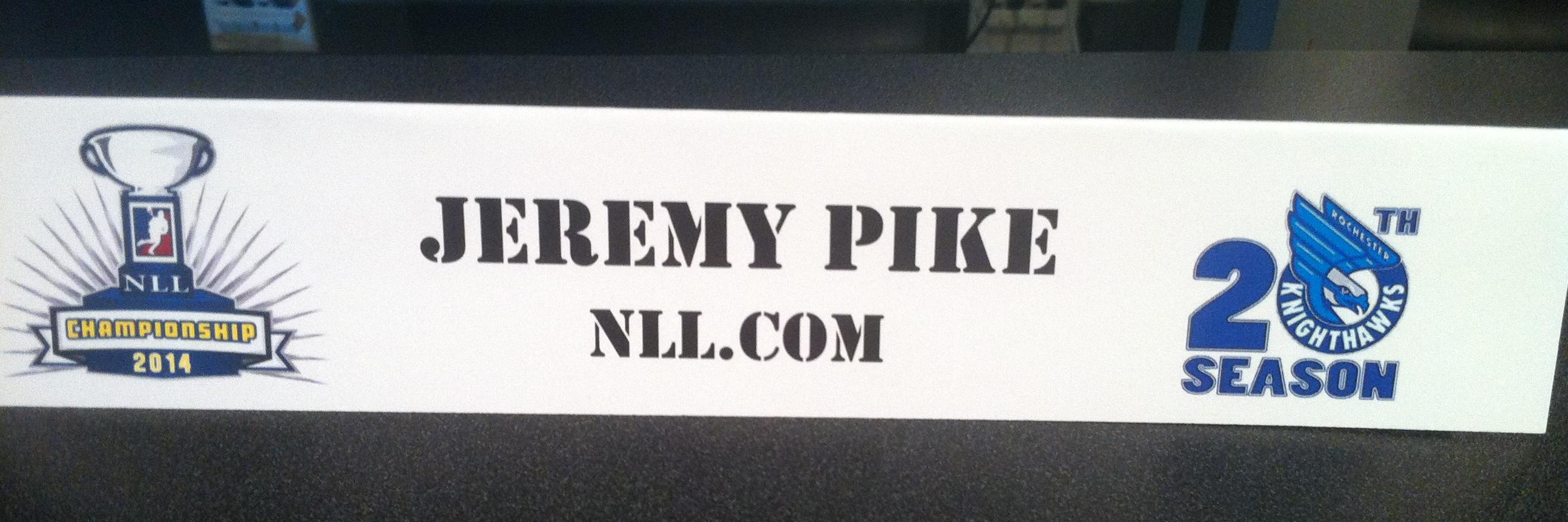 Jeremy Pike banner