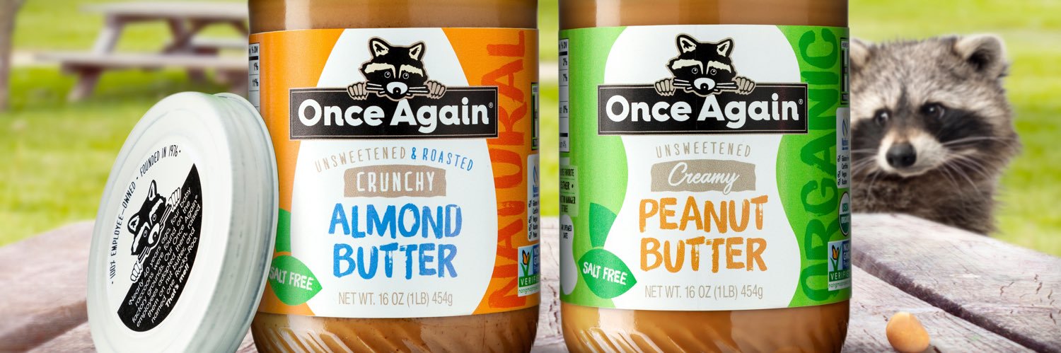 Once Again NutButter banner