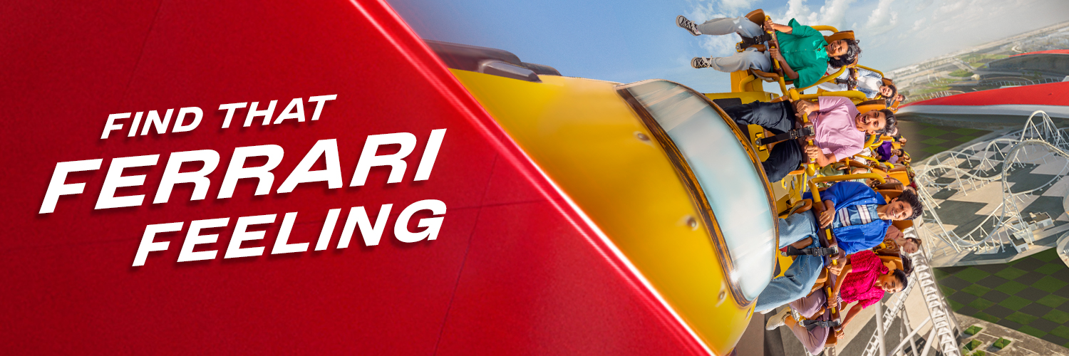 Ferrari World™ Yas Island, Abu Dhabi banner
