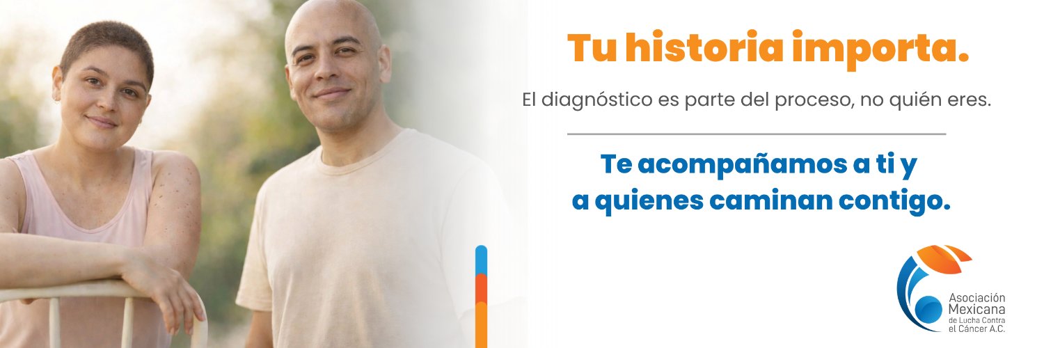 Asociación Mexicana de Lucha Contra el Cáncer banner