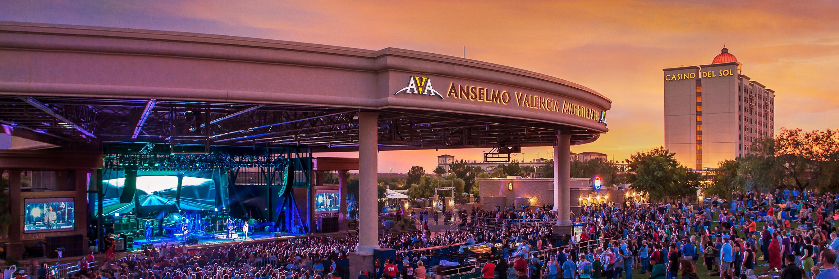 AVA Amphitheater banner