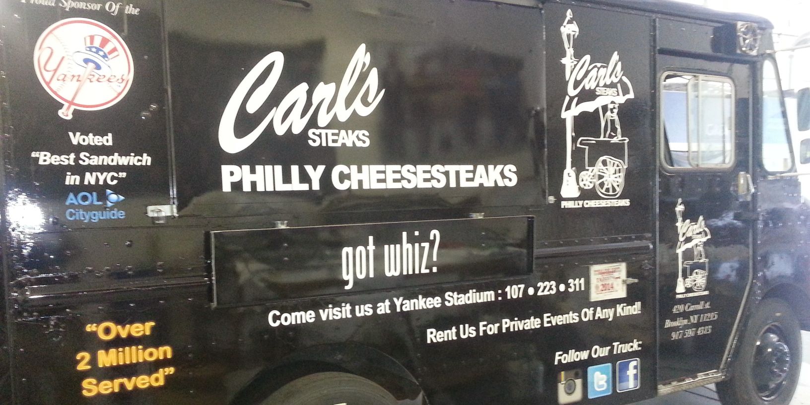 Carl's Steaks banner