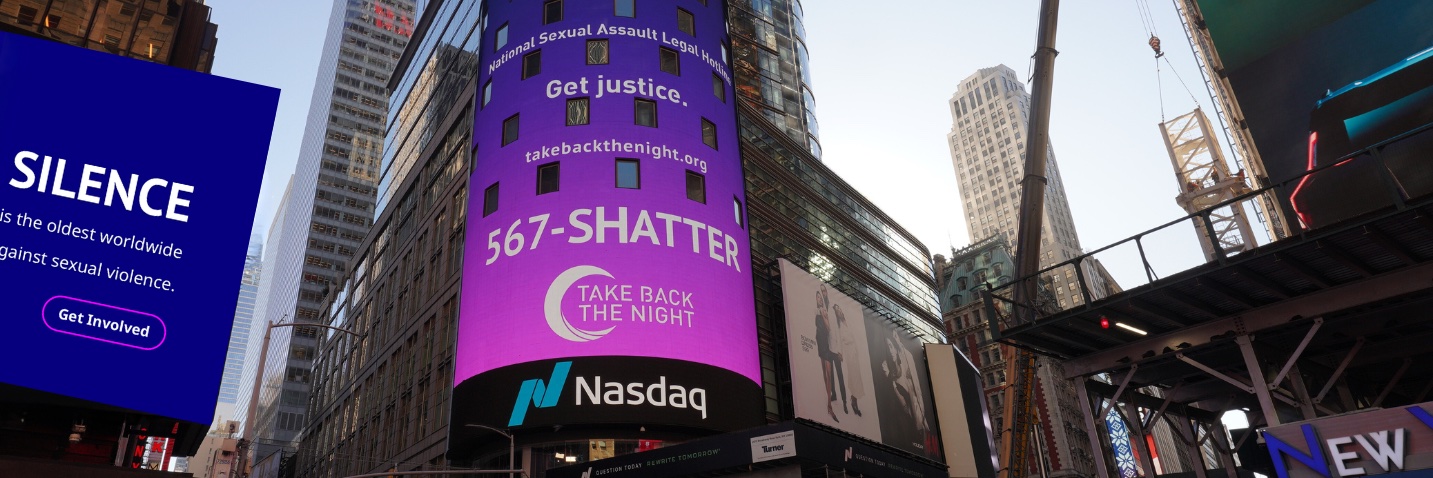 Take Back The Night® banner