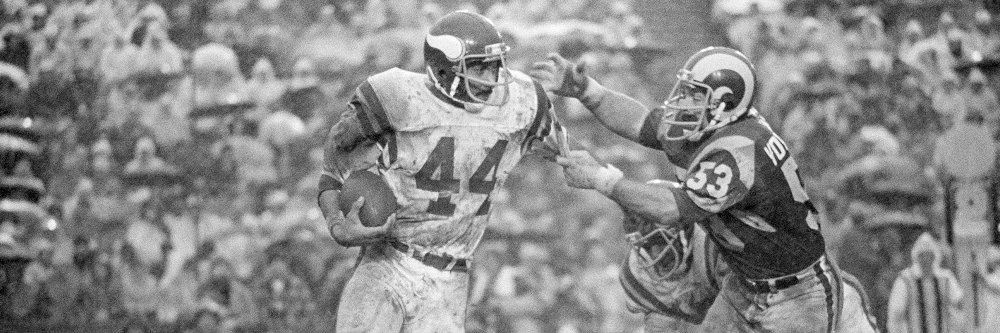 Chuck Foreman's banner