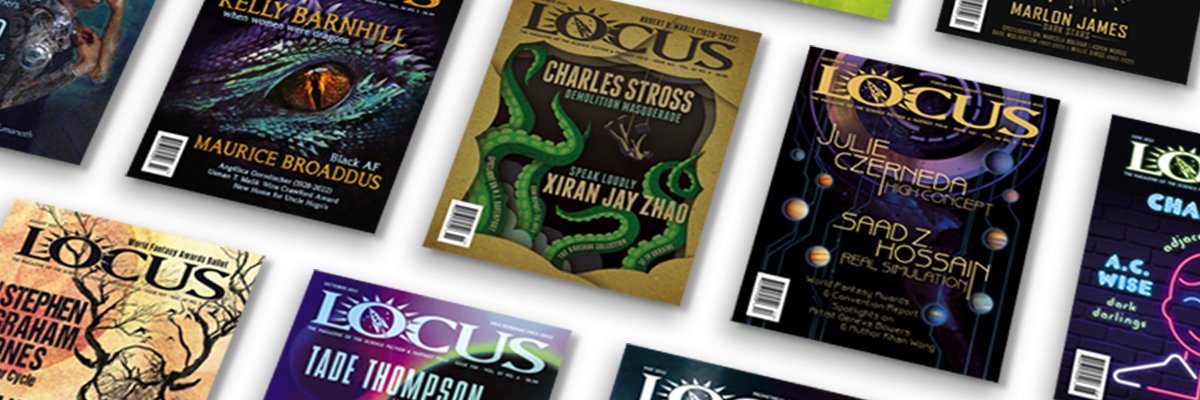 Locus Magazine's banner