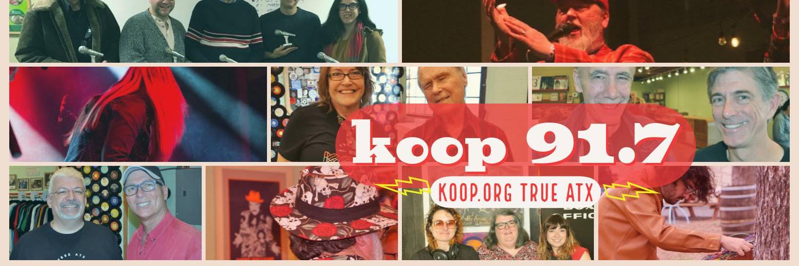 KOOP 91.7 FM banner