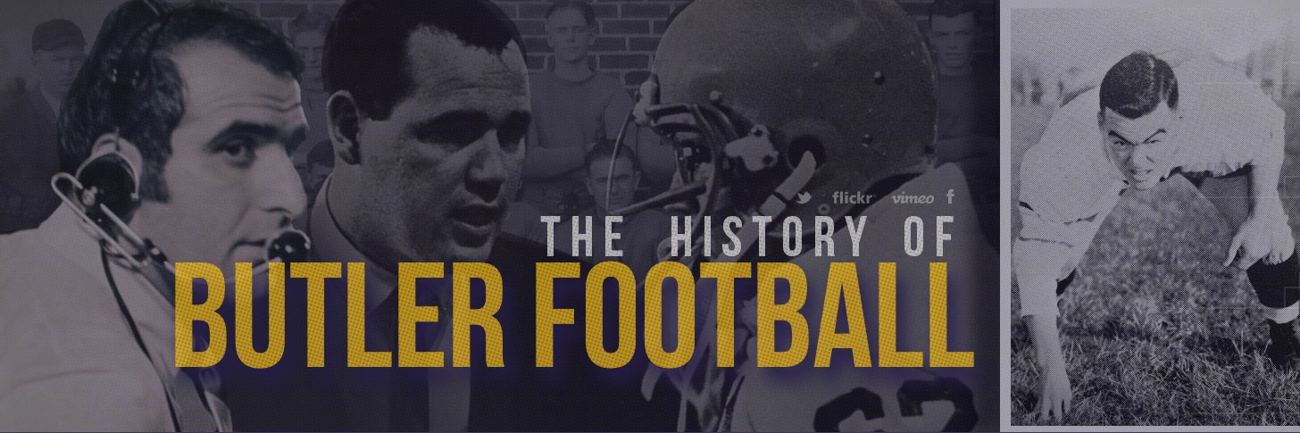 The History of Butler Football banner