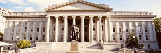 Dept of Treasury banner