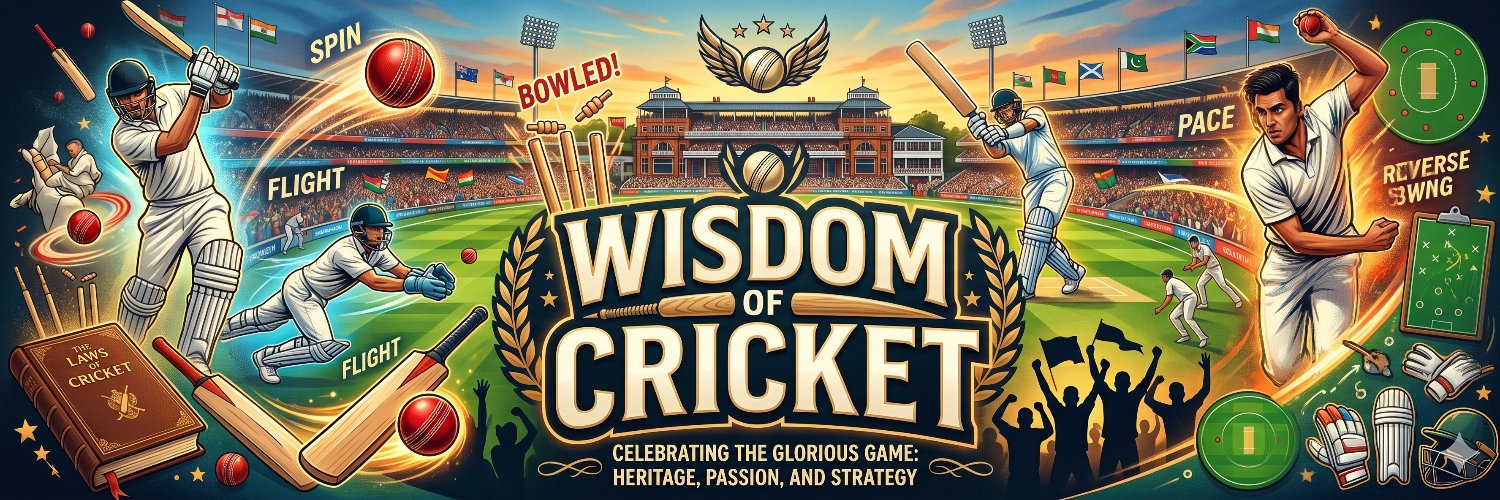 Wisdom of Cricket banner