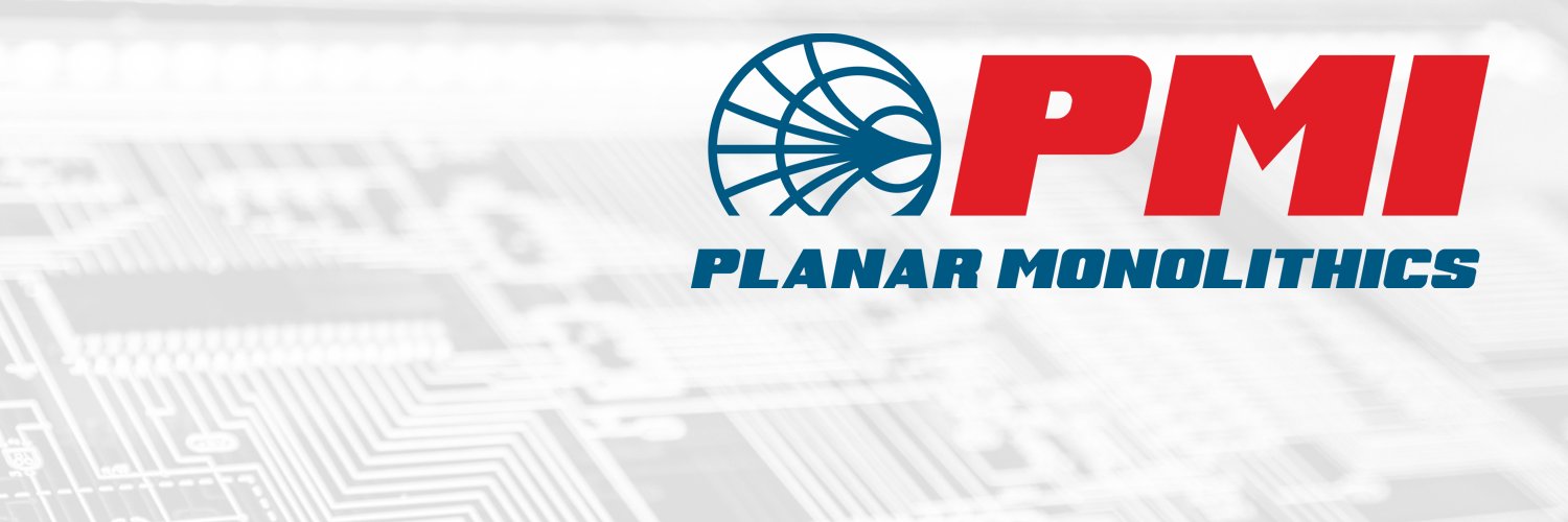 Planar Monolithics (PMI) banner