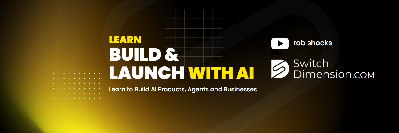 Rob Shocks - Build With AI banner