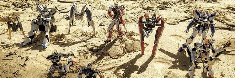 pilot gundam plastik banner