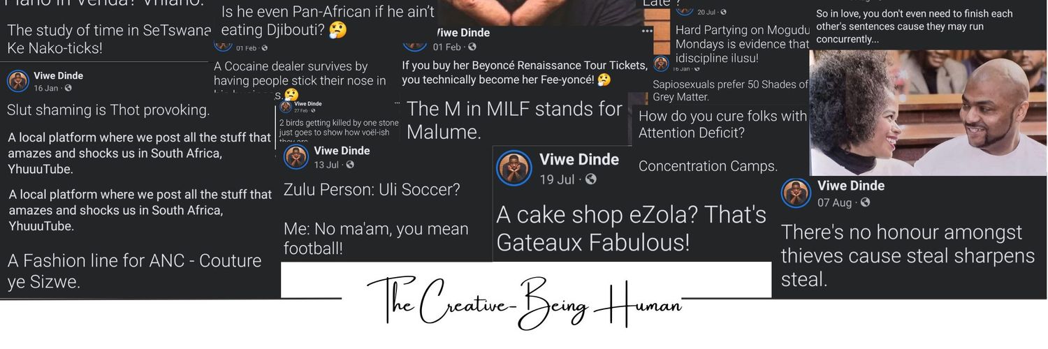 #Creative-Being_Human banner