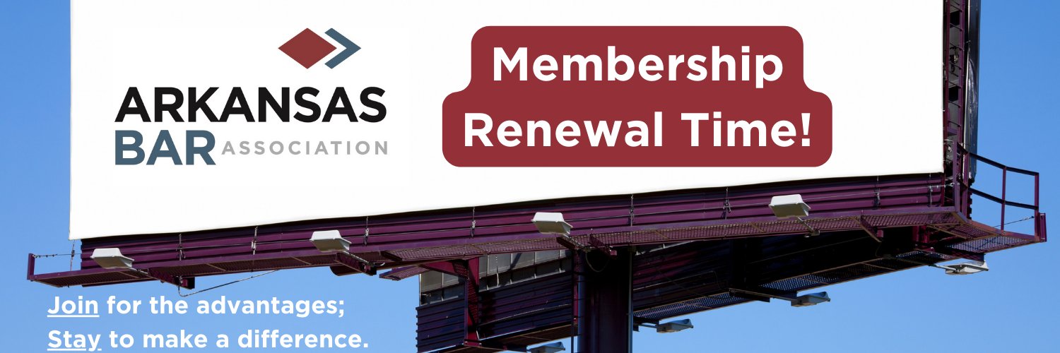 Arkansas Bar Assn. banner