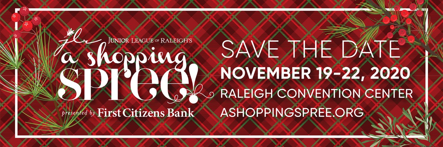 A Shopping SPREE! banner