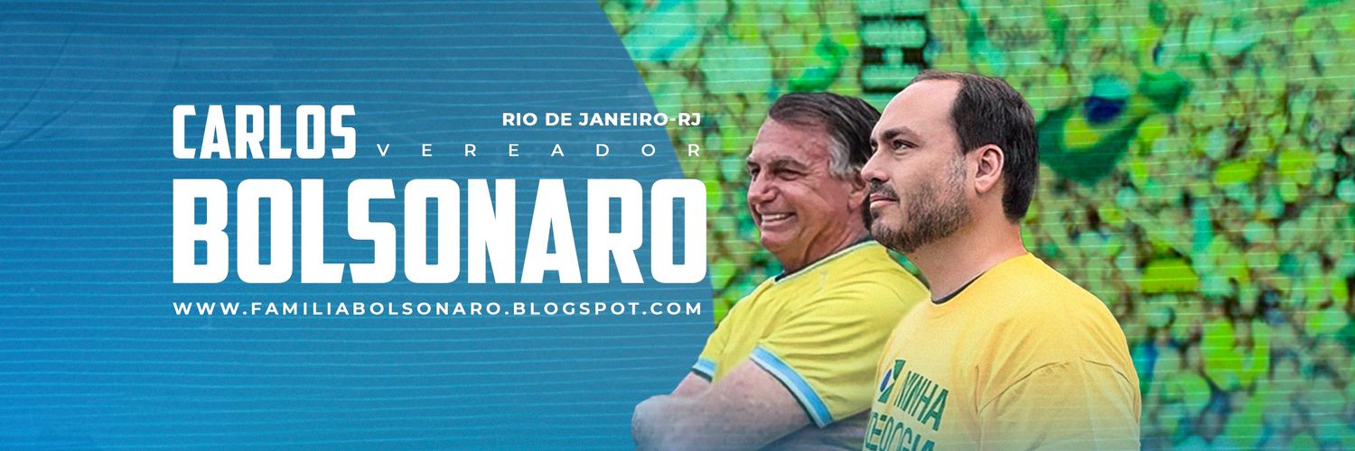 Carlos Bolsonaro's banner