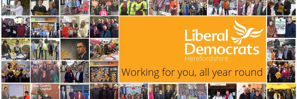 Hereford Lib Dems 🔶 banner