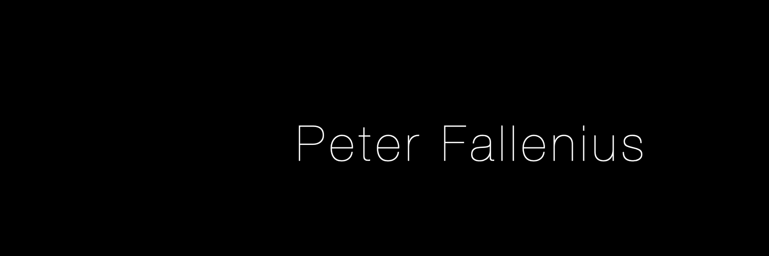 Peter Fallenius banner