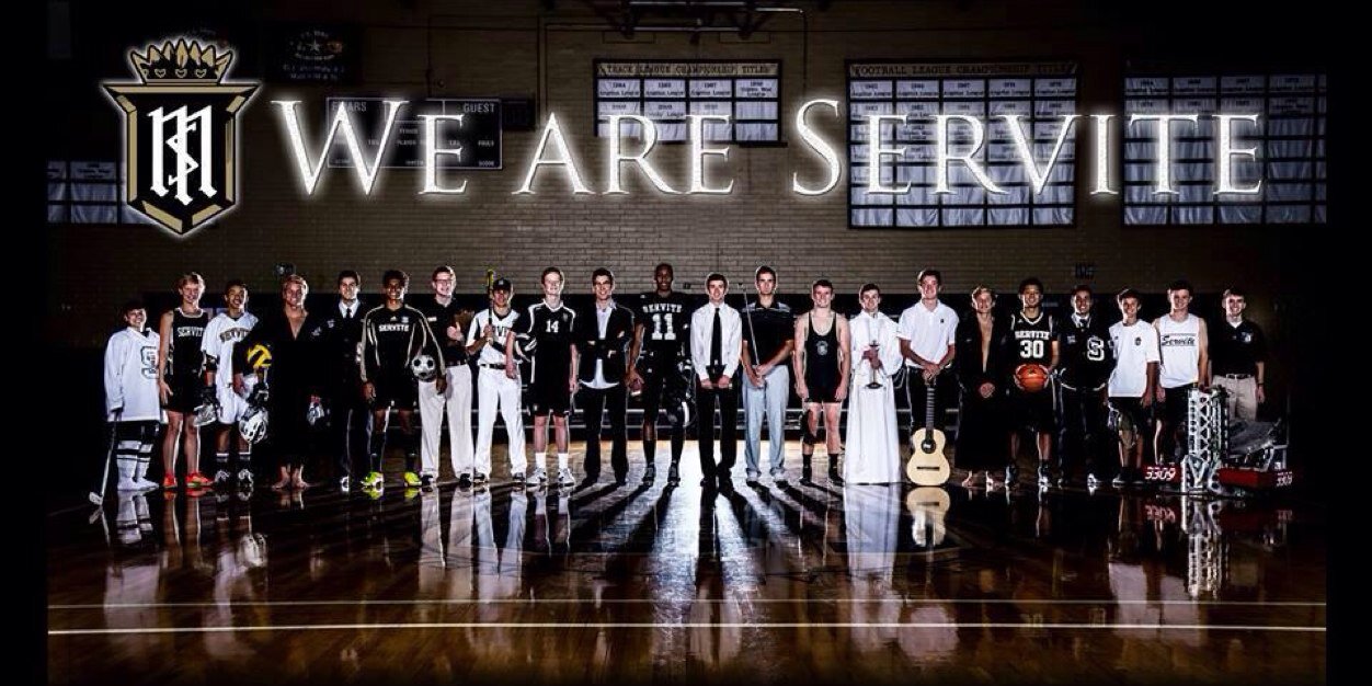 Servite High School banner