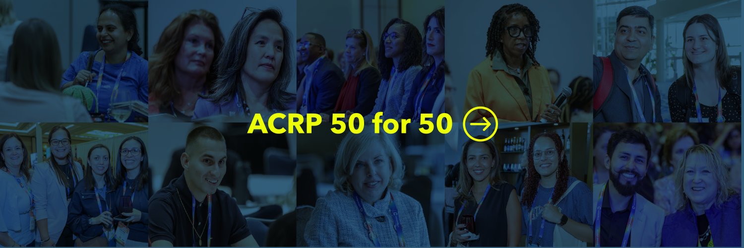 ACRP - Assoc. of Clinical Research Profession banner