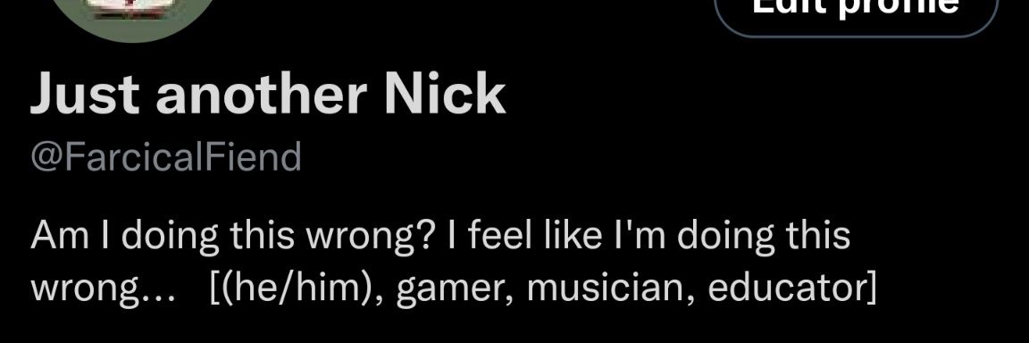 Just another Nick @omegabunny on Threads/Mastodon banner
