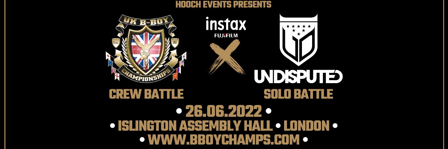 FUJIFILM instax B-Boy Championships X Undisputed banner