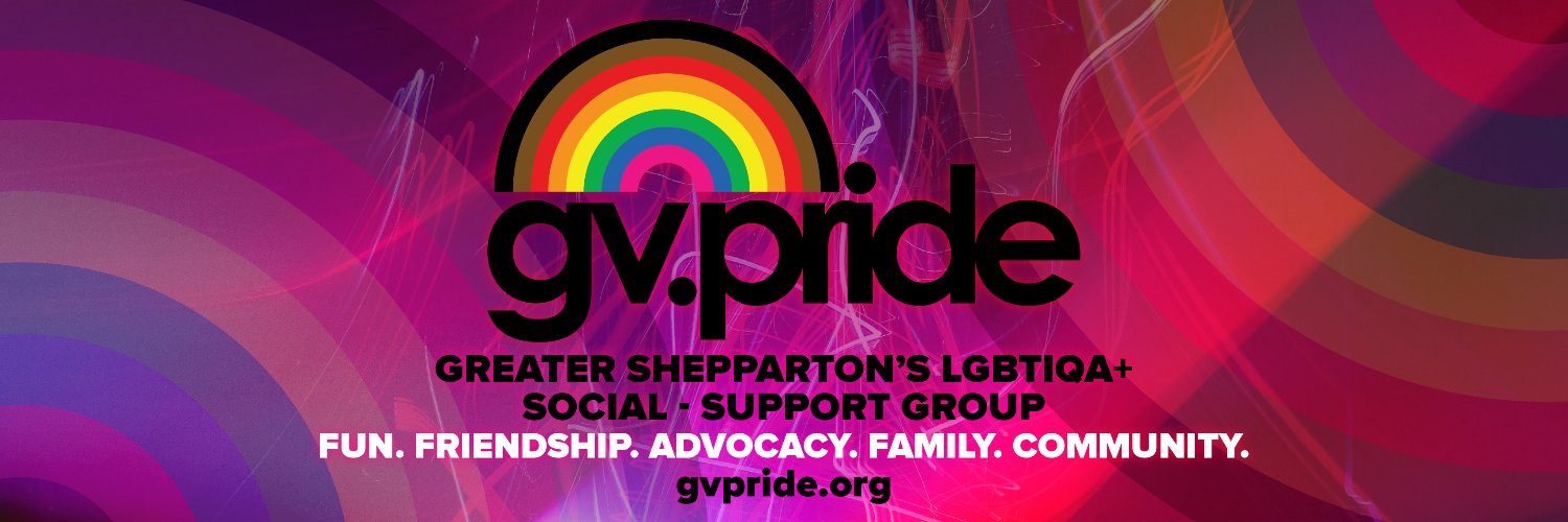 Goulburn Valley Pride Incorporated (Shepparton) banner