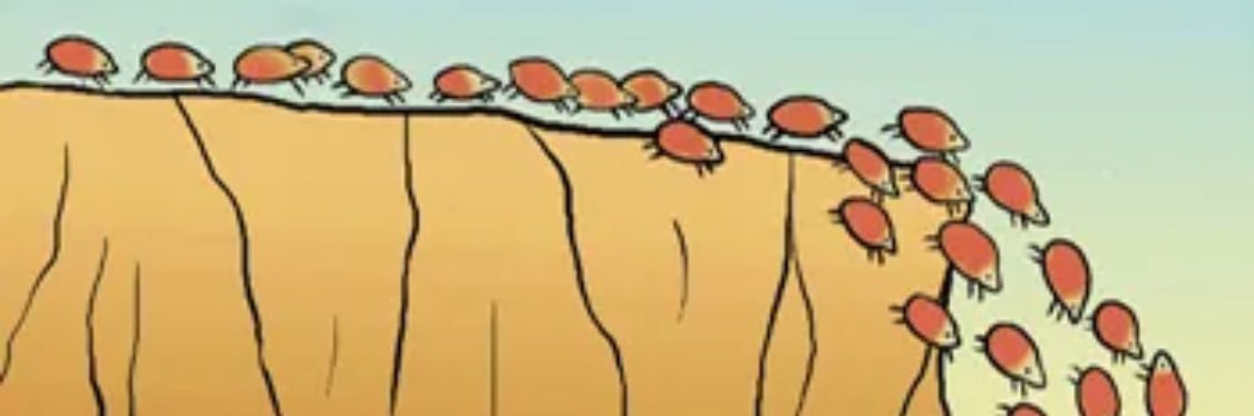 The Blind Lemming™️ banner