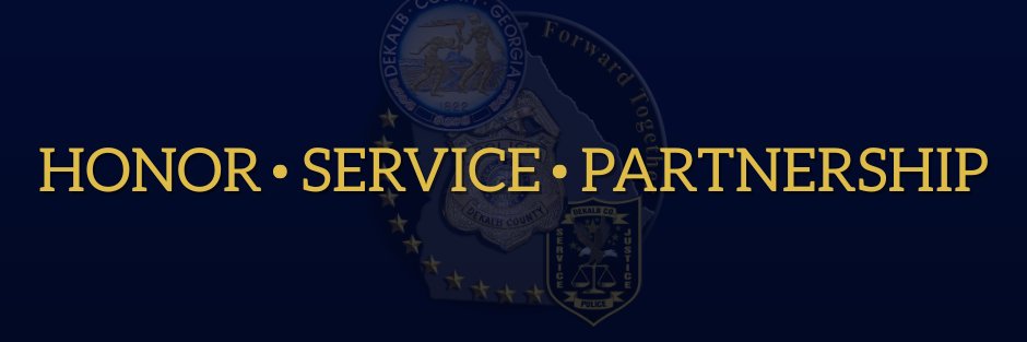 DeKalb County Police Department banner
