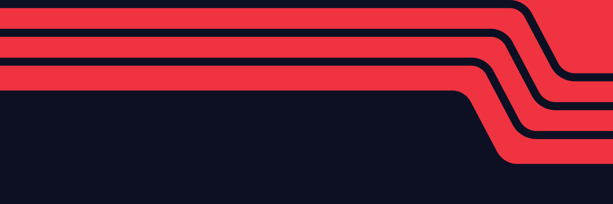 Racing America's banner