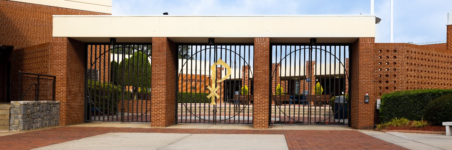 St. Pius X Catholic High School banner