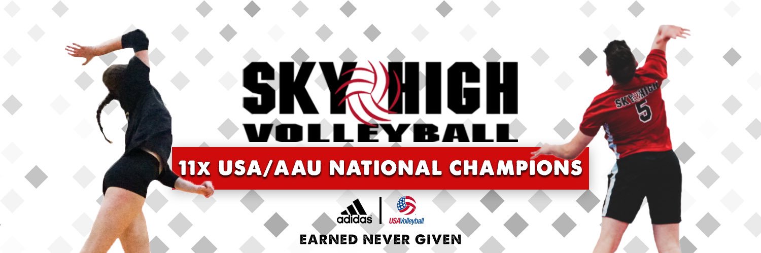 SKY HIGH VOLLEYBALL banner