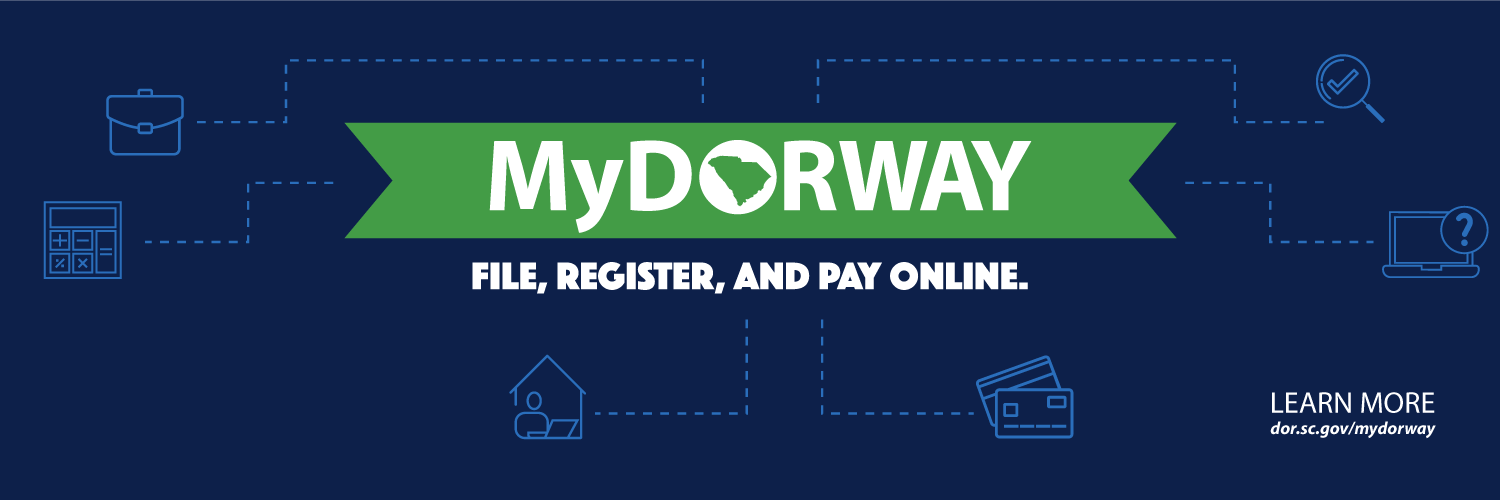 SC Dept. of Revenue banner