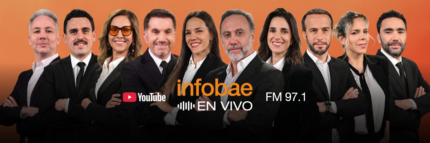 infobae's profile banner image