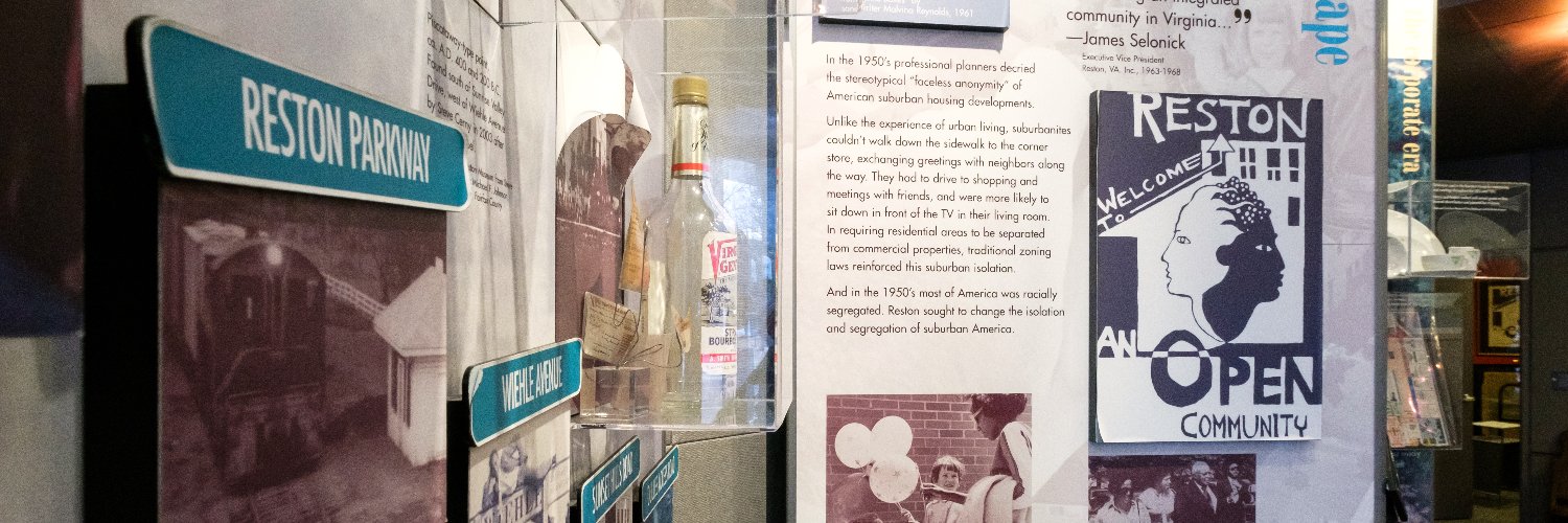 Reston Museum banner