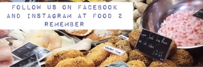 Food 2 remember banner