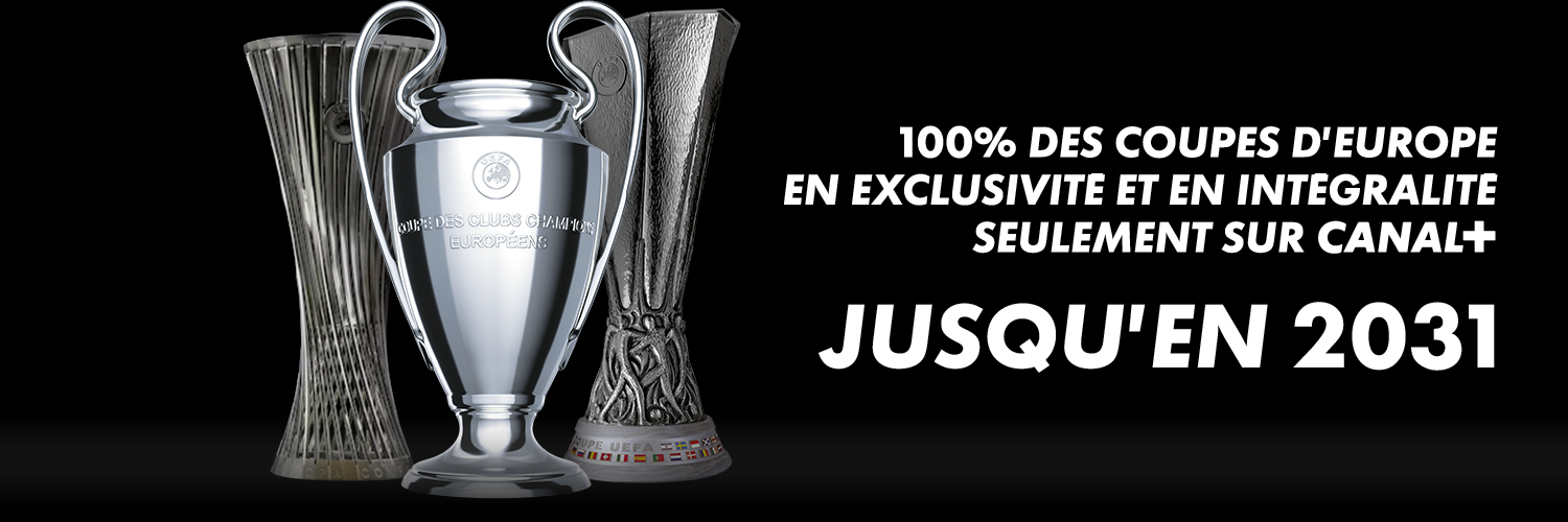 CANAL+ Foot banner