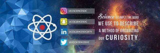 UCC Science Society banner