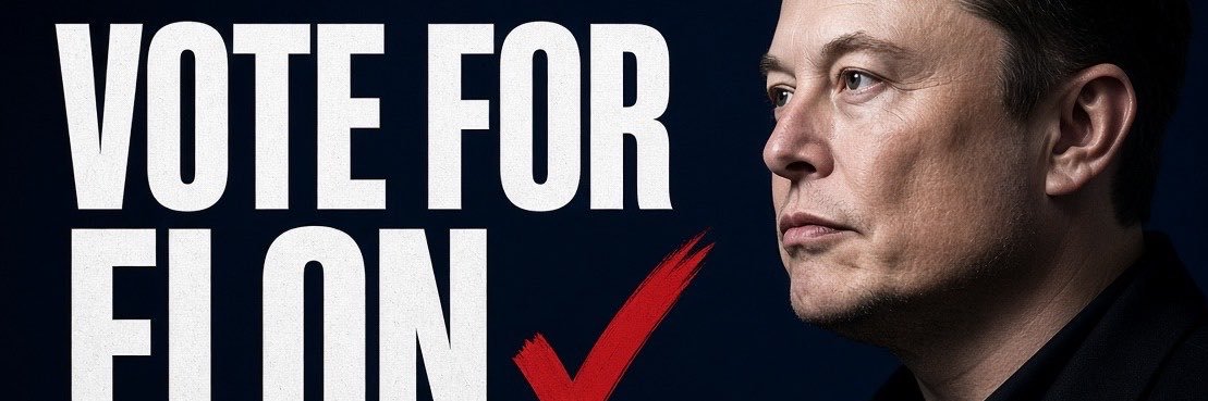 voteformusk's profile banner image