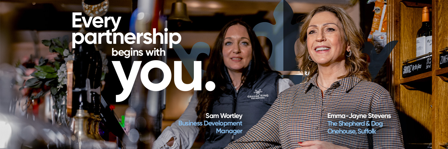 Run a Pub with Greene King banner