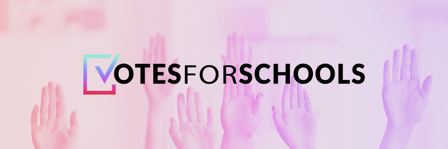 VotesforSchools 🗳️🌍📢 banner